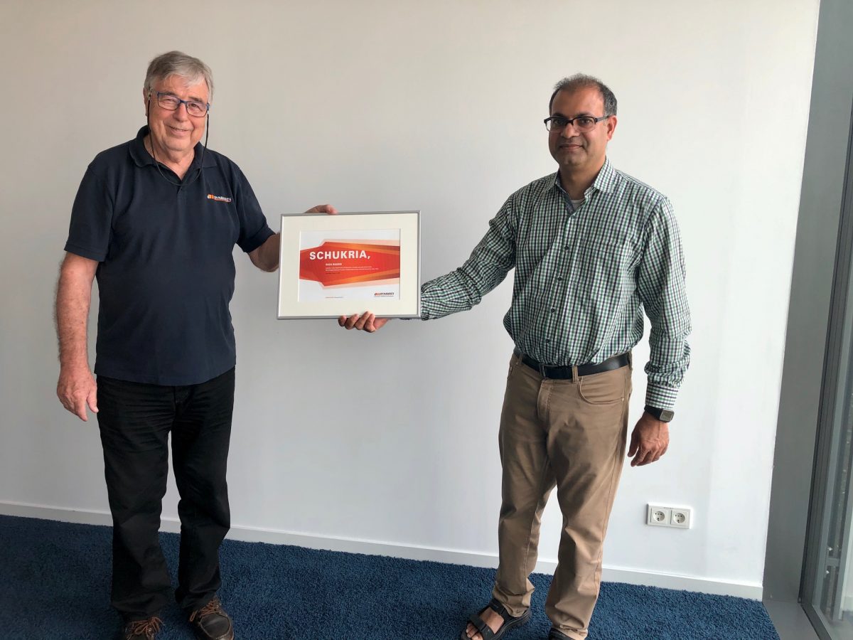 Celebrating five years in company – Oil Dynamics GmbH
